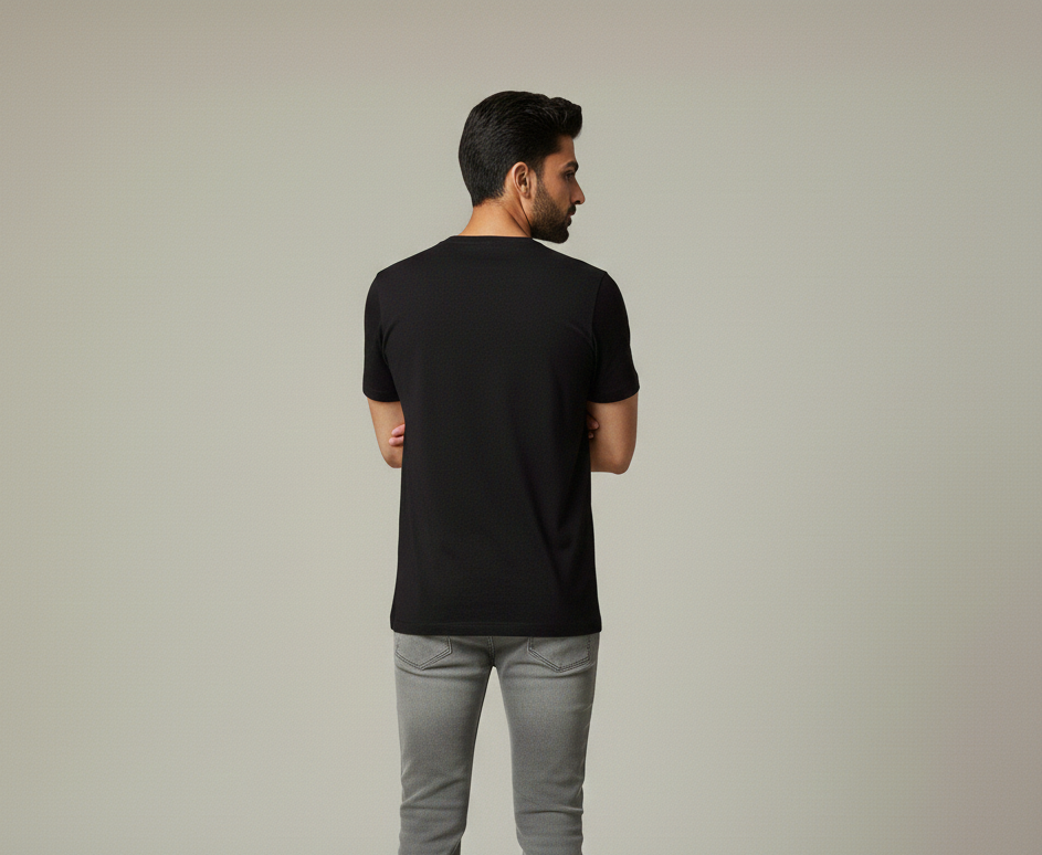 Stephen Hawking Quote Black T-Shirt | Premium Cotton Regular Fit Tee for Men