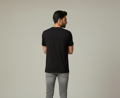 Stephen Hawking Quote Black T-Shirt | Premium Cotton Regular Fit Tee for Men