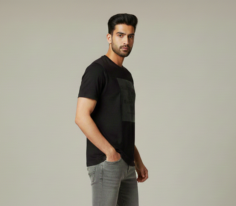 Stephen Hawking Quote Black T-Shirt | Premium Cotton Regular Fit Tee for Men