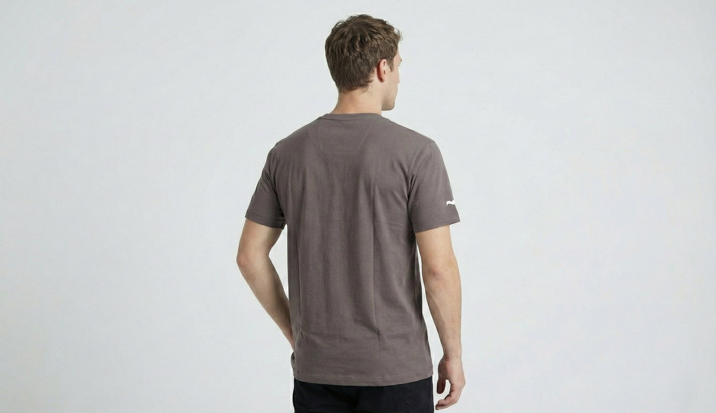 Men’s Muted Mauve Regular Fit T-Shirt – Minimal Street wear Essential